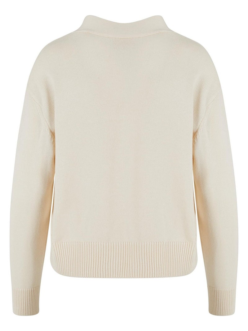 Urban Classics - Cardigan motif/style Côtelé Blanc nacré - Kiabi