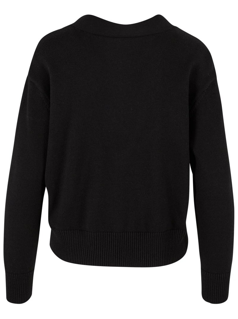 Urban Classics - Cardigan motif/style Côtelé Noir - Kiabi