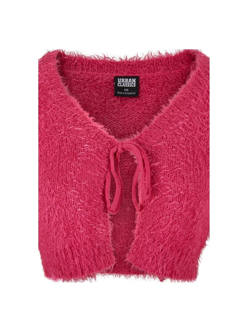 Urban Classics - Cardigan motif/style Court Rose clair - Kiabi