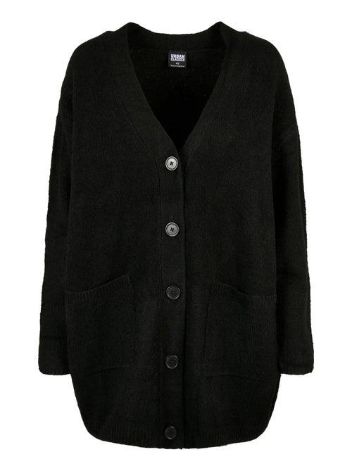 Urban Classics - Cardigan motif/style duveteux - Kiabi