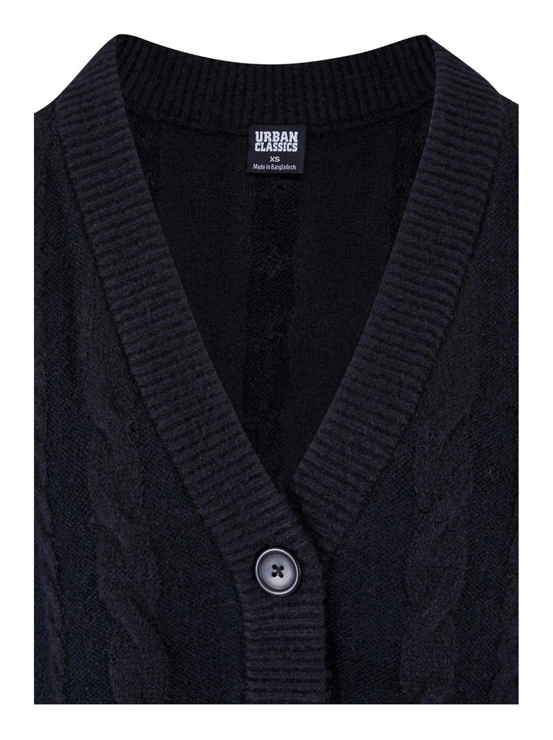 Urban Classics - Cardigan Noir - Kiabi