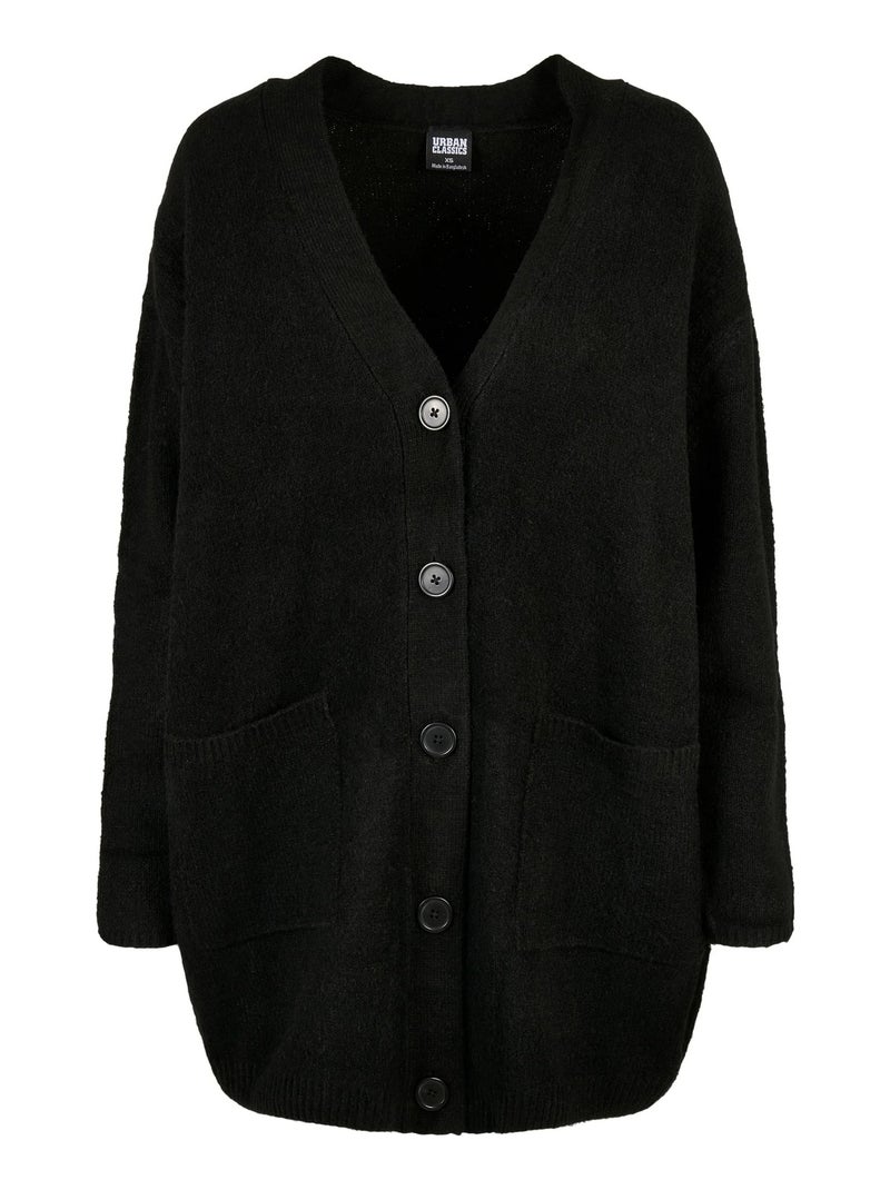 Urban Classics - Cardigan Noir - Kiabi