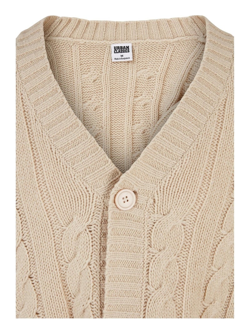 Urban Classics - Cardigan Noir - Kiabi