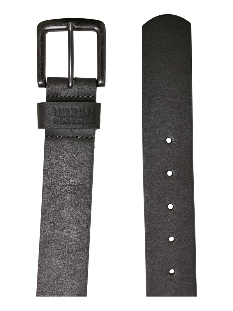 Urban Classics - Ceinture motif/style uni Gris foncé - Kiabi