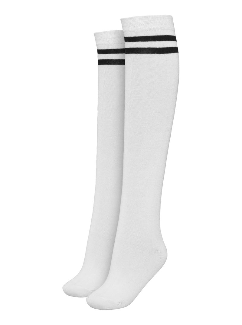 Urban Classics - Chaussettes COLLEGE Blanc Noir - Kiabi