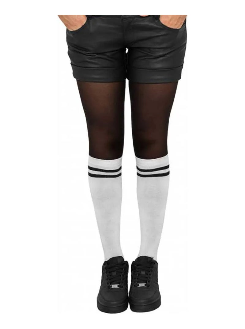Urban Classics - Chaussettes COLLEGE Blanc Noir - Kiabi