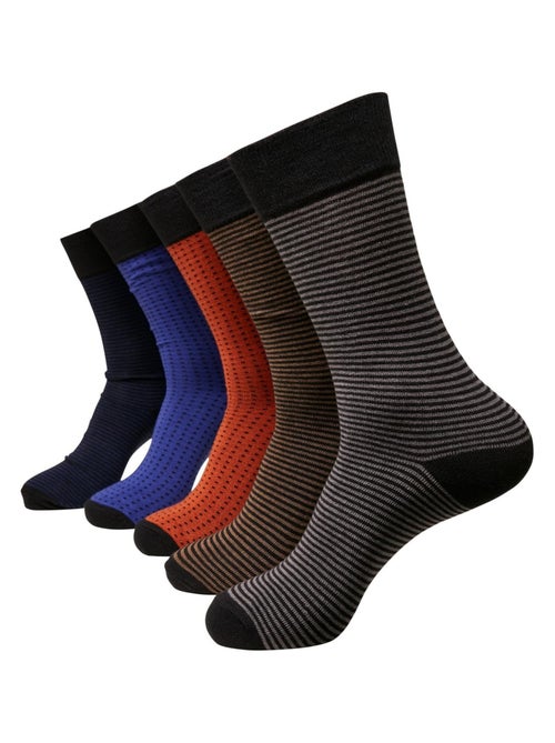 Urban Classics - Chaussettes motif/style à pois et à rayures - Kiabi Urban Classics - Chaussettes motif/style à pois et à rayures - Kiabi