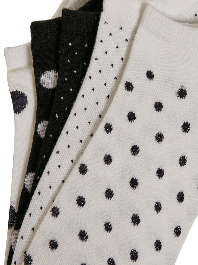 Urban Classics - Chaussettes NO SHOW Blanc Noir - Kiabi