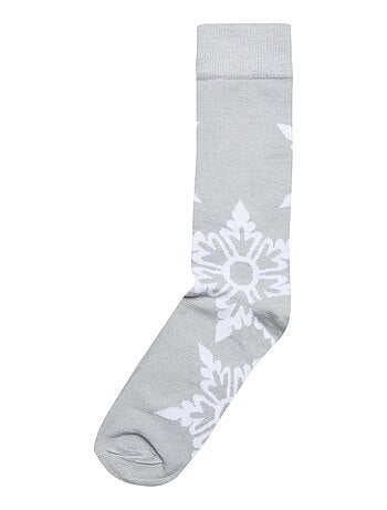 Urban Classics - Chaussettes Noël motif/style Flocons de neige