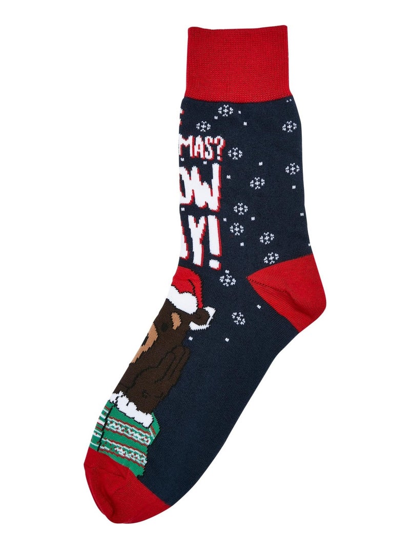Urban Classics - Chaussettes Noël motif/style ours Multicolore - Kiabi