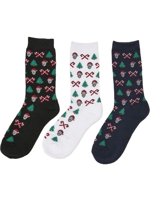 Urban Classics - Chaussettes Noël motif/style Père Noël grincheux - Kiabi Urban Classics - Chaussettes Noël motif/style Père Noël grincheux - Kiabi