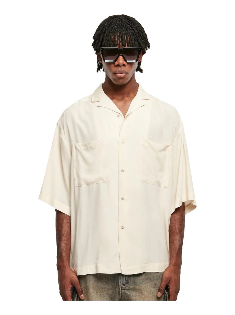 Urban Classics - Chemise de vacances Blanc nacré - Kiabi