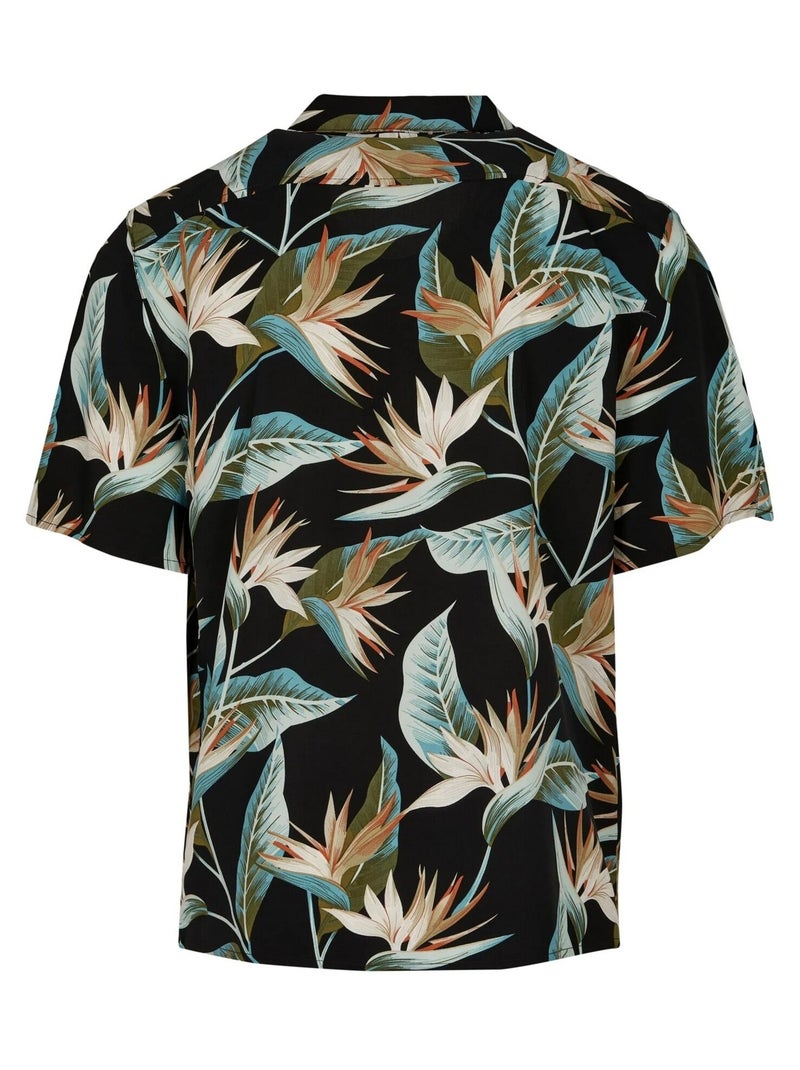Urban Classics - Chemise de vacances Noir Blanc - Kiabi