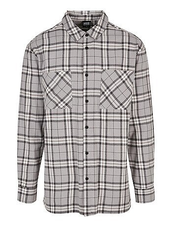 Urban Classics - Chemise motif/style à carreaux