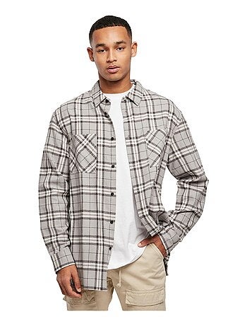 Urban Classics - Chemise motif/style à carreaux