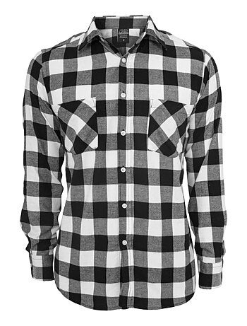Urban Classics - Chemise motif/style à carreaux