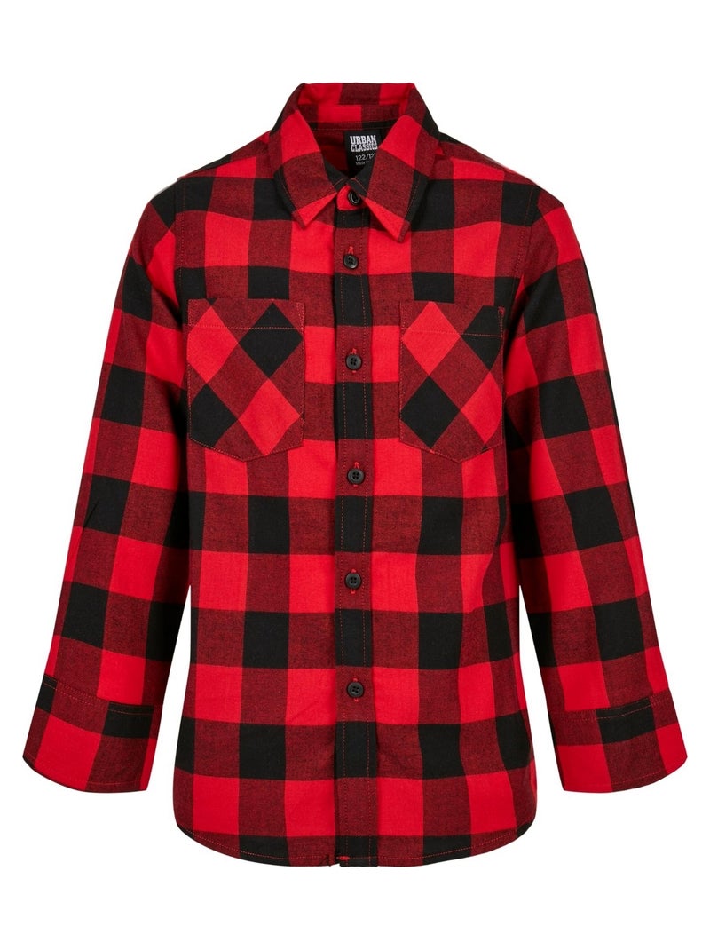 Urban Classics - Chemise Noir Rouge - Kiabi