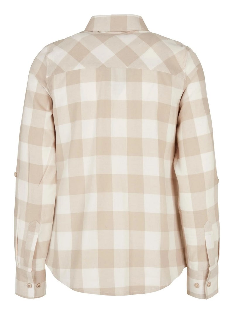 Urban Classics - Chemisier motif/style à carreaux Blanc nacré - Kiabi