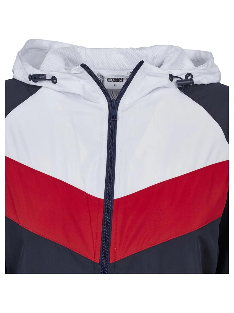 Urban Classics - Coupe-vent motif/style Trois tons Bleu marine - Kiabi