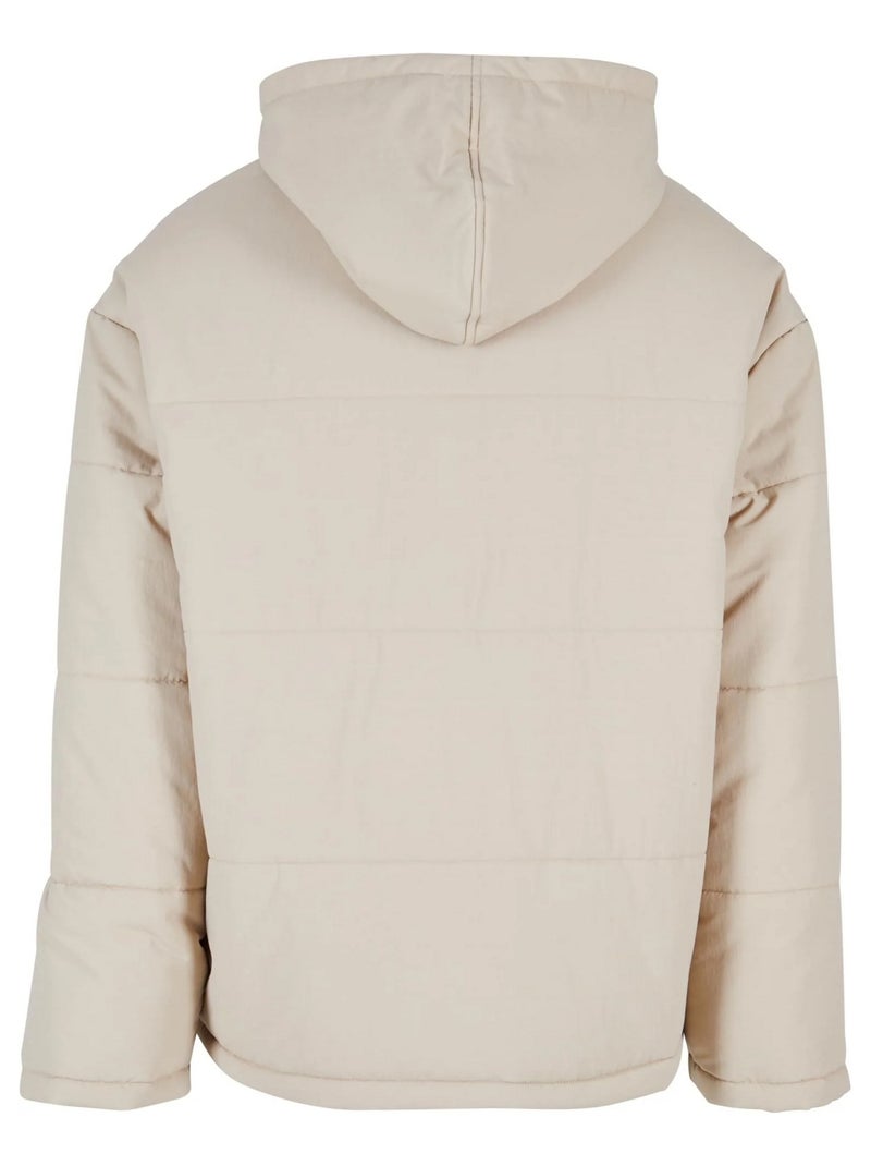 Urban Classics - Doudoune motif/style Bloc Beige - Kiabi