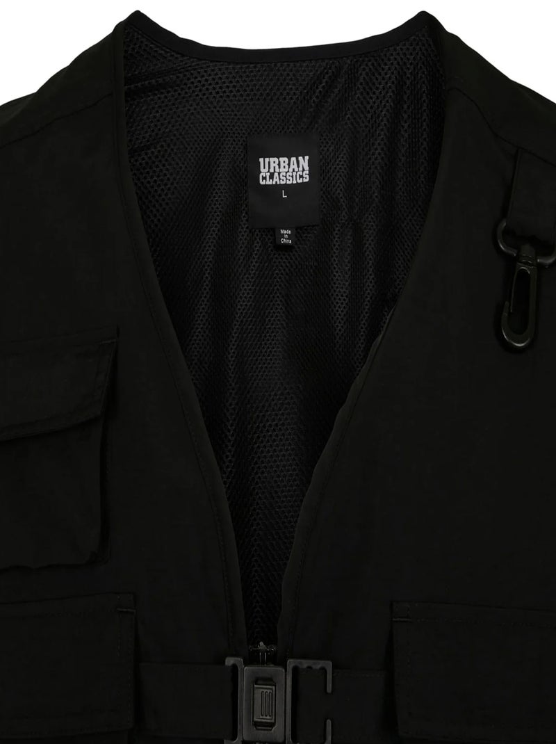 Urban Classics - Gilet tactique Noir - Kiabi