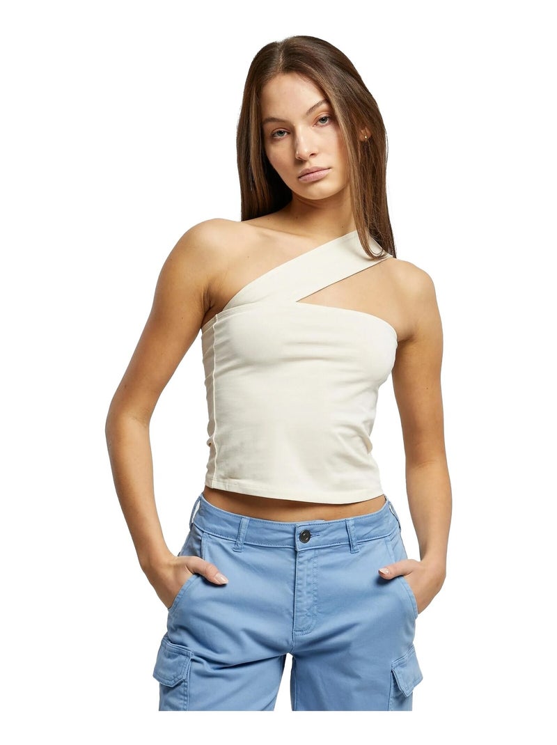 Urban Classics - Haut Blanc Beige - Kiabi