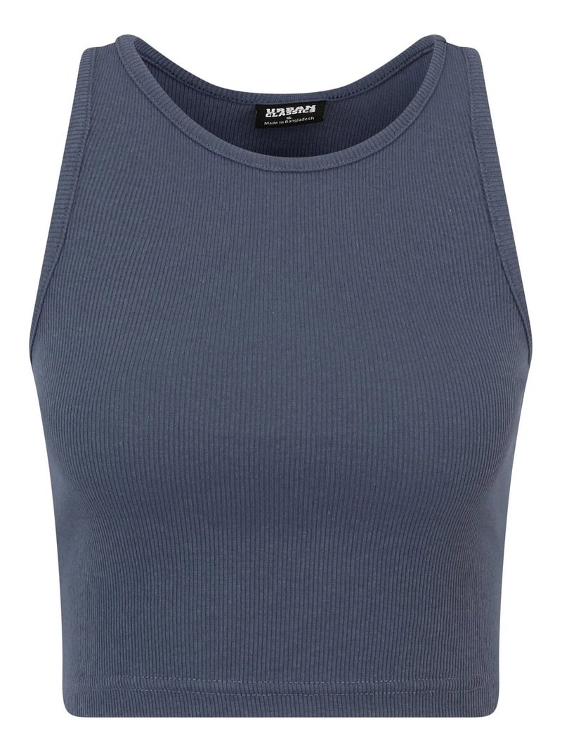 Urban Classics - Haut court Bleu Noir - Kiabi