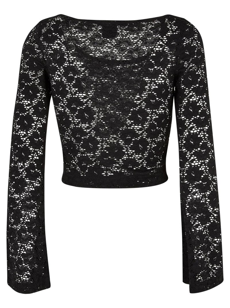 Urban Classics - Haut court manches longues Noir - Kiabi