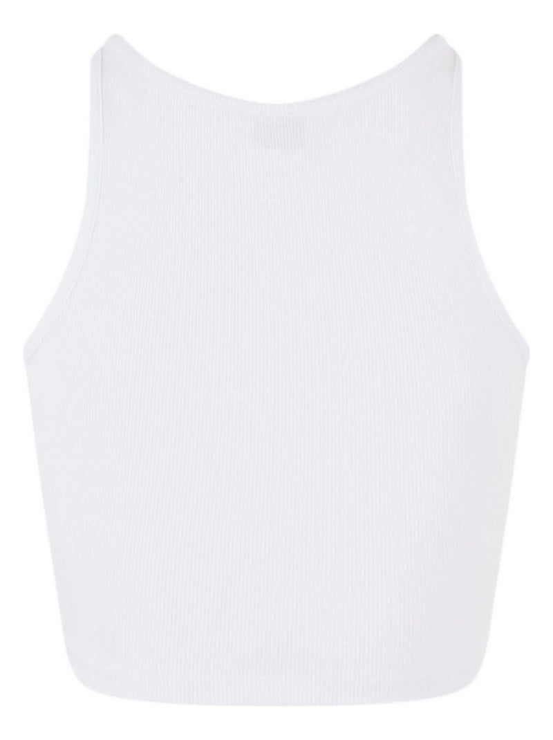 Urban Classics - Haut court motif/style Côtelé Blanc - Kiabi