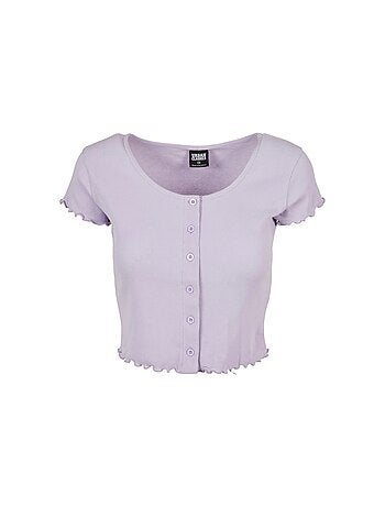 Urban Classics - Haut court motif/style Côtelé