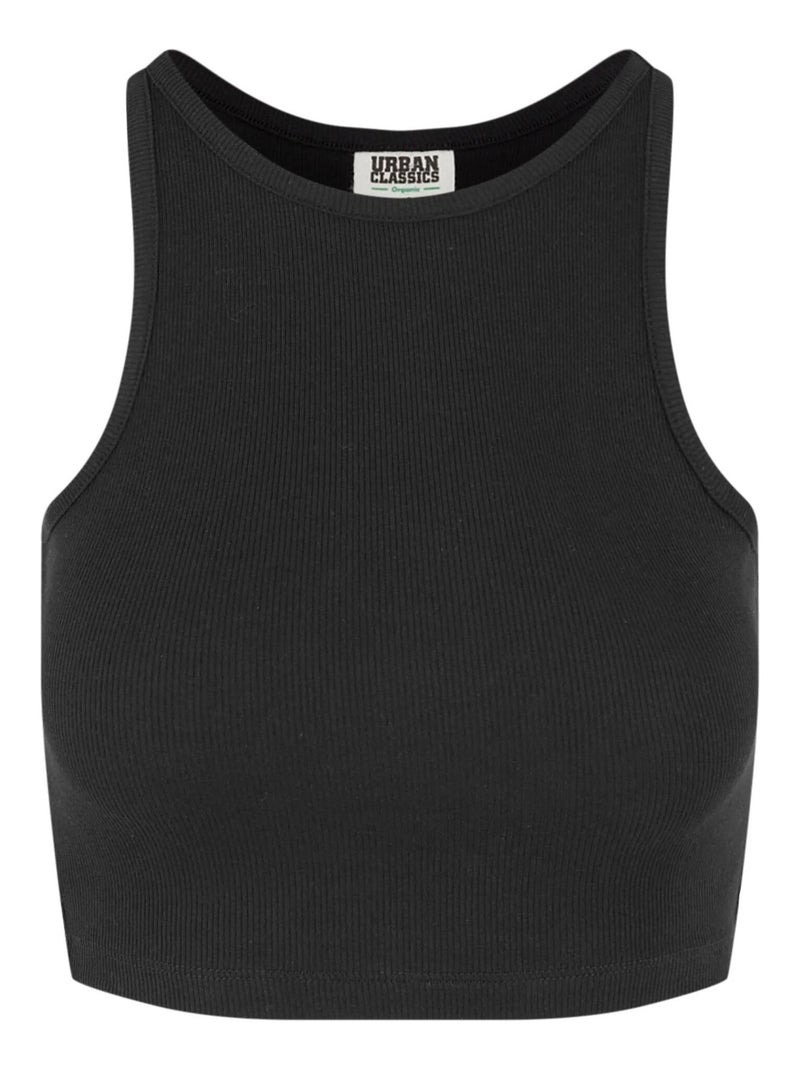 Urban Classics - Haut court motif/style Côtelé Noir - Kiabi