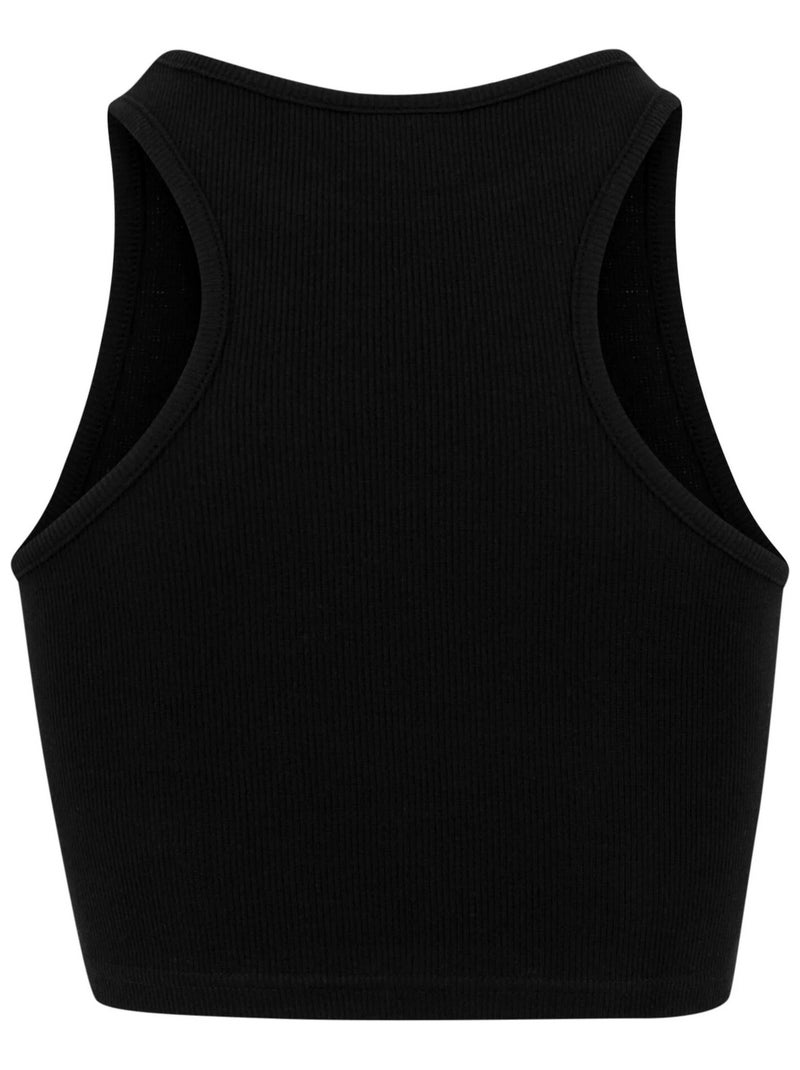 Urban Classics - Haut court motif/style Côtelé Noir - Kiabi