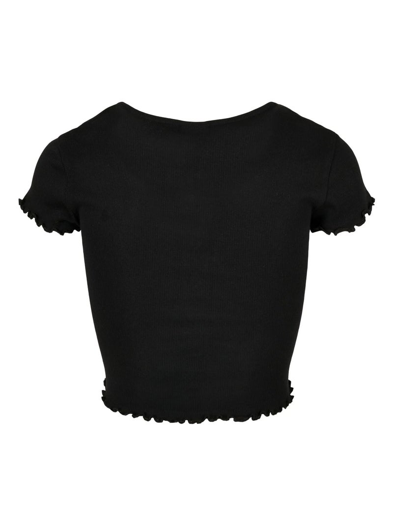 Urban Classics - Haut court motif/style Côtelé Noir - Kiabi