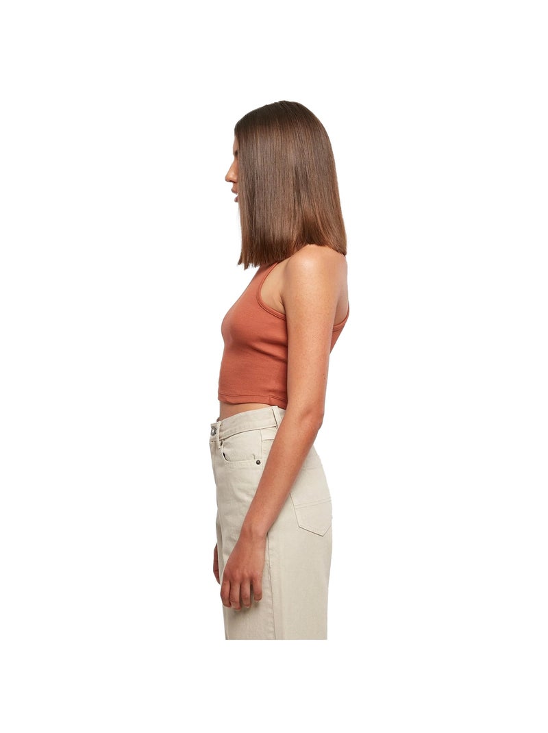 Urban Classics - Haut court motif/style Côtelé Terracotta - Kiabi