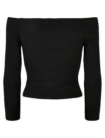 Urban Classics - Haut manches longues motif/style Côtelé