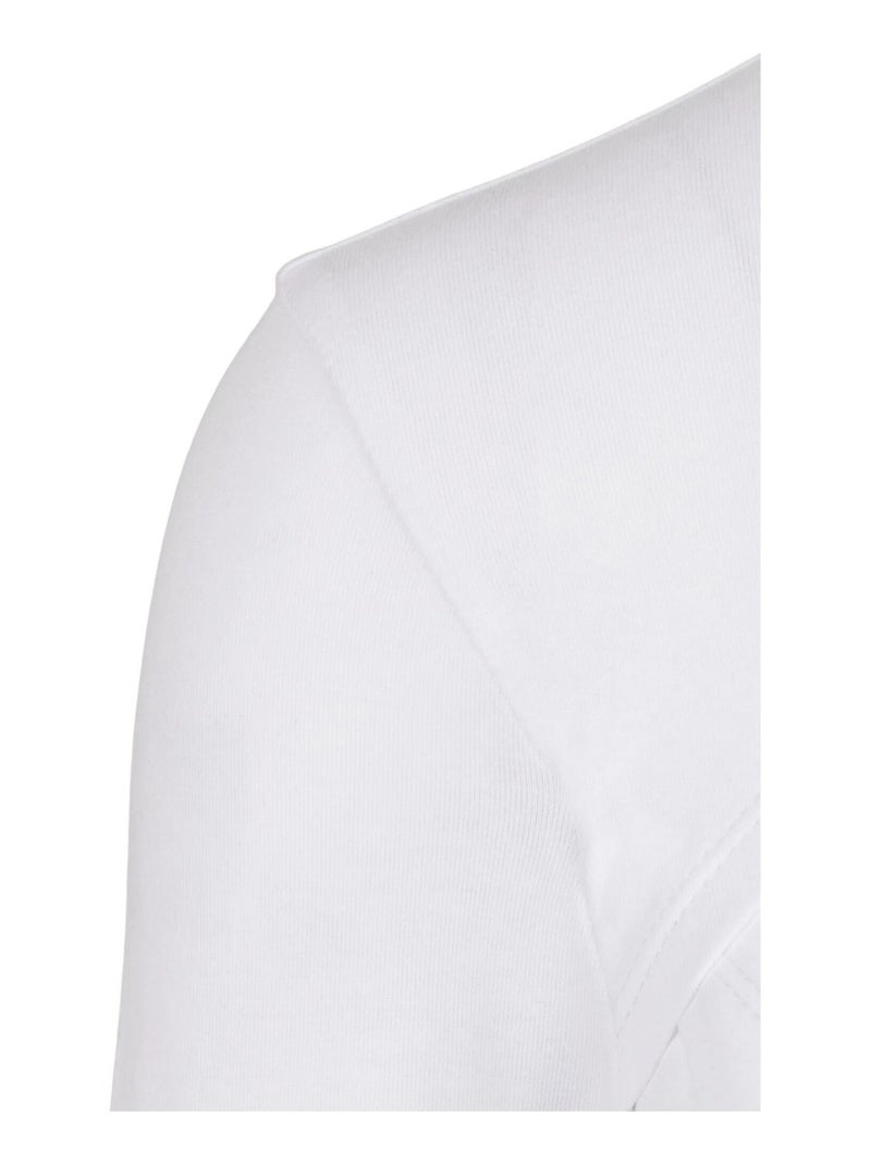Urban Classics - Haut manches longues motif/style Découpé Blanc - Kiabi