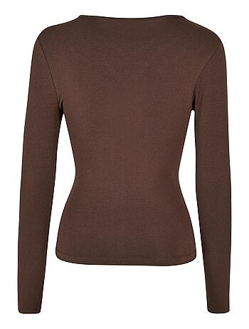 Urban Classics - Haut manches longues motif/style Découpé