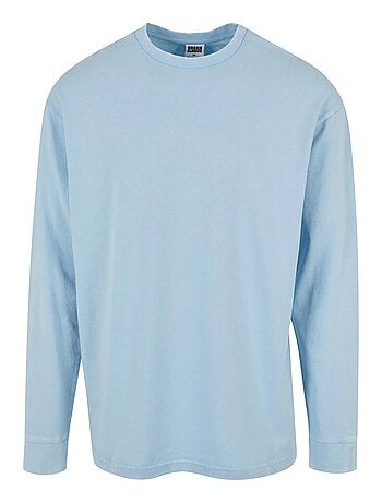 Urban Classics - Haut manches longues motif/style délavé à l'acide