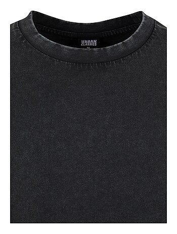 Urban Classics - Haut manches longues motif/style délavé à l'acide