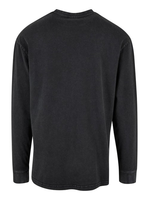 Urban Classics - Haut manches longues motif/style délavé à l'acide - Kiabi