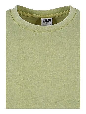 Urban Classics - Haut manches longues motif/style délavé à l'acide