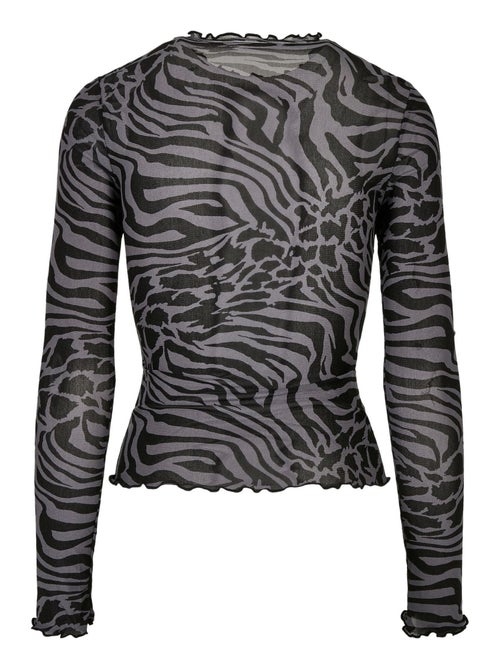 Urban Classics - Haut manches longues motif/style imprimé intégral - Kiabi