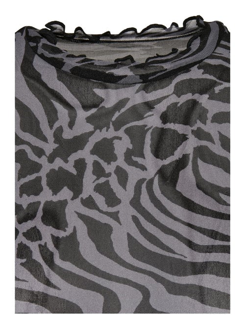 Urban Classics - Haut manches longues motif/style imprimé intégral - Kiabi