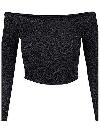 Urban Classics - Haut manches longues motif/style Paillettes