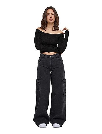 Urban Classics - Haut manches longues motif/style Paillettes