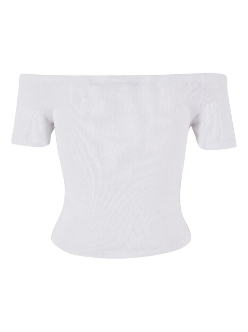 Urban Classics - Haut motif/style Côtelé Blanc - Kiabi
