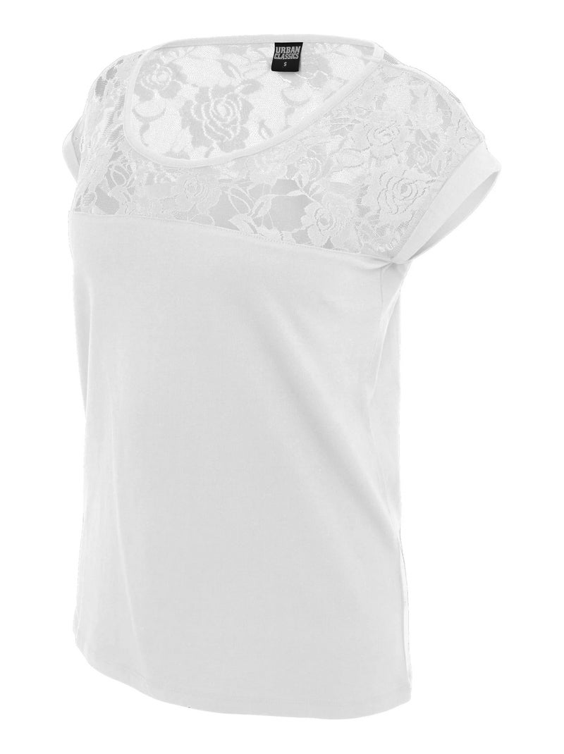 Urban Classics - Haut motif/style Dentelle Blanc - Kiabi