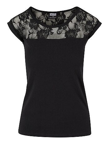 Urban Classics - Haut motif/style Dentelle