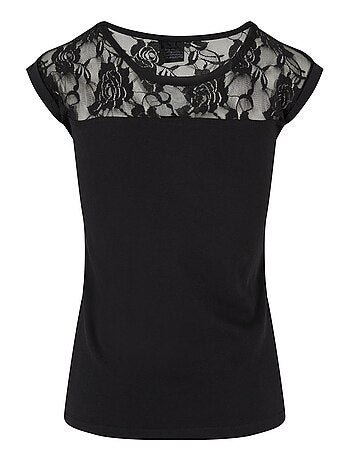 Urban Classics - Haut motif/style Dentelle