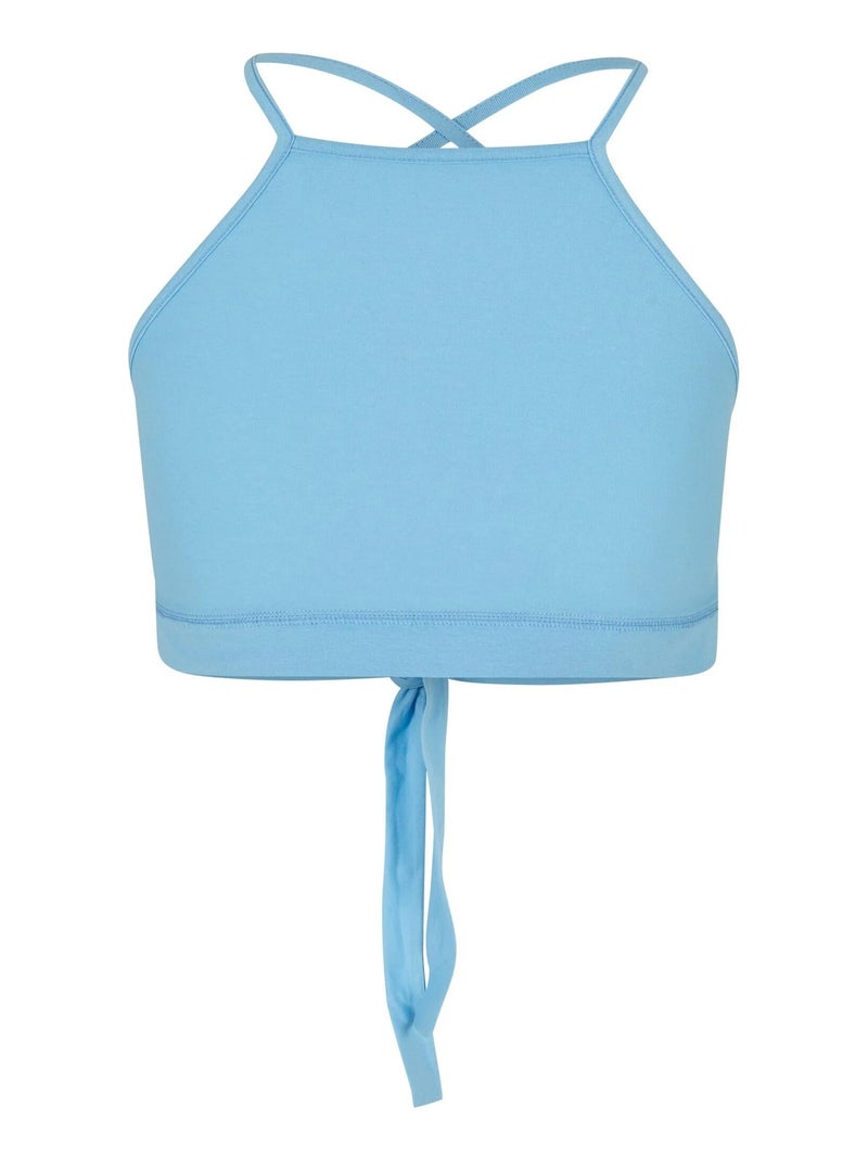 Urban Classics - Haut motif/style Triangle Bleu ciel - Kiabi
